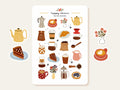 Och Monika Stickers - Coffee Time