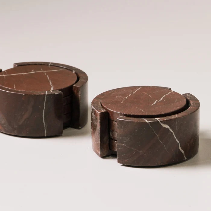 Odite Coasters (Set Of 4) - Rosso Levento