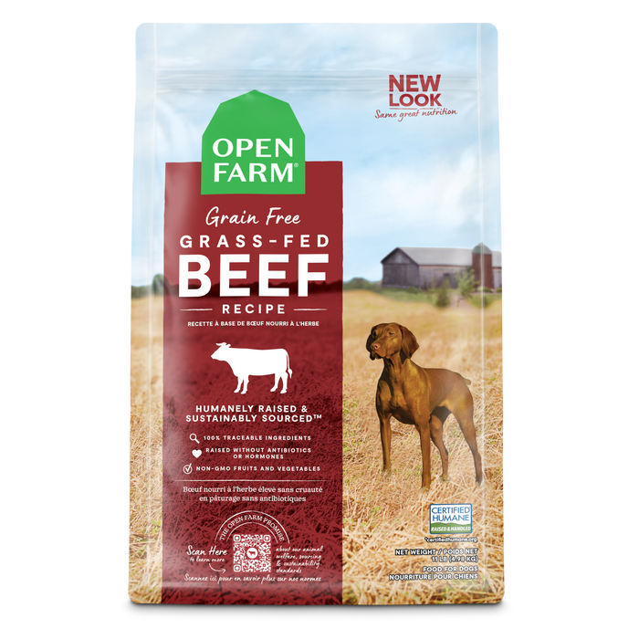 Open Farm Grass-Fed Beef Grain-Free Dog Kibble
