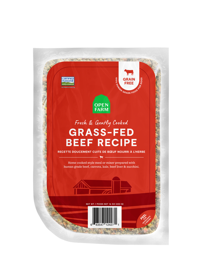 Open Farm Grass-Fed Beef Recipe Gently Cooked For Dogs, 96oz