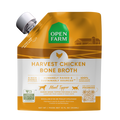 Open Farm Harvest Chicken Bone Broth for Dogs & Cats 12oz
