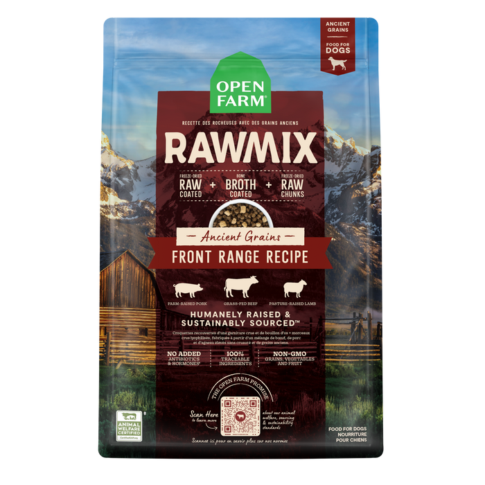 Open Farm RawMix Front Range Ancient Grains Dog Kibble