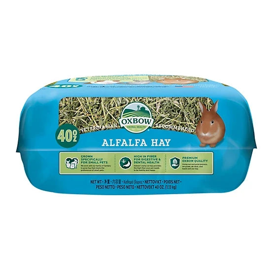 Oxbow Animal Health Alfalfa Hay Small Animal Treat, 40 oz.