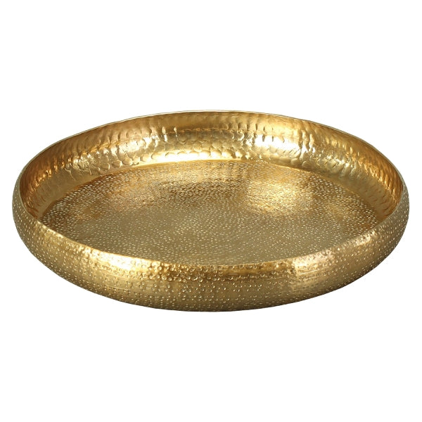 PAPLĀTE D37CM, AUGSTA MALA, ZELTA KR., ALUMĪNIJS