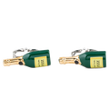 These Champagne Bottle Cufflinks are designed by Paul Smith.