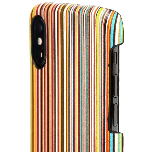 On the day of purchase, the Classic Stripe Print iPhone X Case Multi will come in a Paul Smith presentation box that can be plaque engraved.