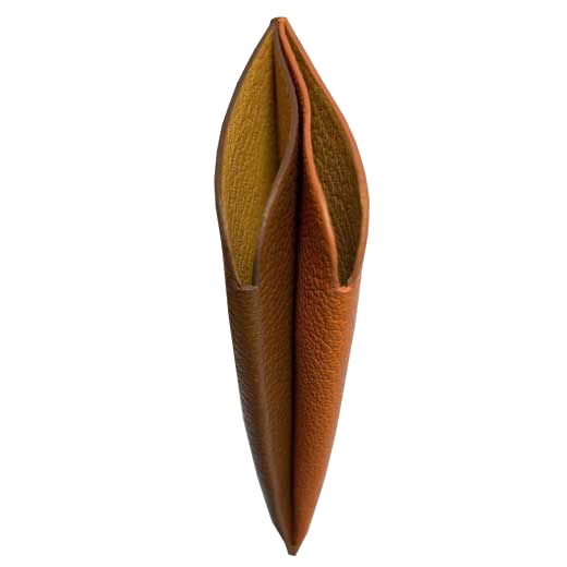 This Paul Smith textured leather card holder comes with two slots for your notes and cards.