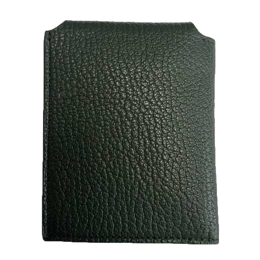 This Paul Smith card holder has been crafted from a textured green leather and comes with matching stitching.