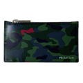This Paul Smith coin purse comes with a camo print on the front.