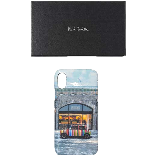 This is the Paul Smith Kings Cross Mini Print iPhone X Case.