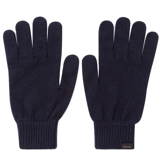 paul smith navy gloves
