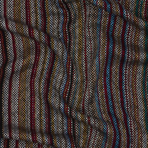 The Men’s Hopsack 'Signature Stripe' Merino Wool Scarf by Paul Smith.