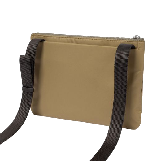 This Paul smith Men's 'Signature Stripe' Khaki Cross Body Bag is great for travels and casual days out as it is lightweight but practical.