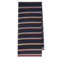Paul Smith's Men's Signature Stripe Navy Silk-Blend Scarf is made from a blend of viscose and silk.