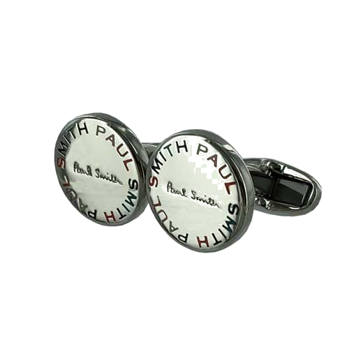 These Paul Smith cufflinks come in a circular design and are made from stainless steel.