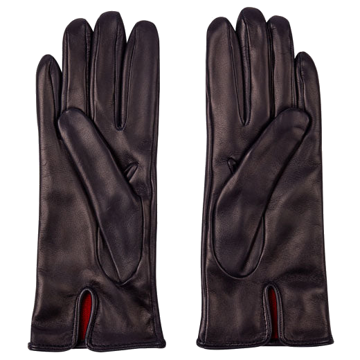 paul smith navy stitched swirl gloves back
