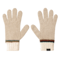 These Oatmeal 'Signature Stripe' Wool Gloves are by Paul Smith and are available as part of a set.
