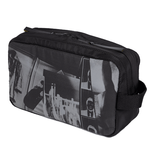 This 'Photograph' Wash Bag in Black is by Paul Smith