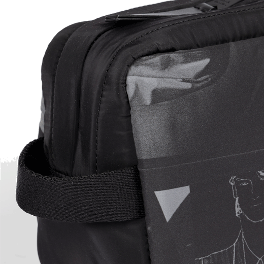 This 'Photograph' Wash Bag in Black by Paul Smith features a monochrome print.