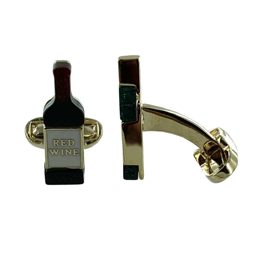 These Paul Smith wine botte cufflinks come with a red and white bottle.