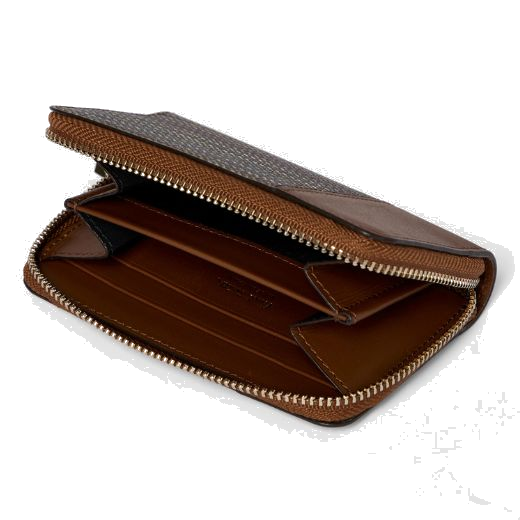 Paul Smith's Signature Stripe Coated Canvas Zip-Around Purse is great for keeping in your handbag and storing your bankcards etc.