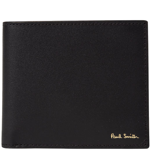 This Paul Smith wallet features 8 internal card slots and a signature stripe lining.