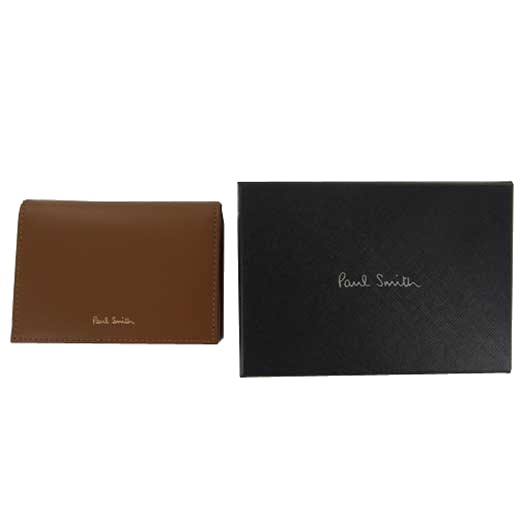 This is the Paul Smith Smooth Tan  3CC Folded Coin Purse.