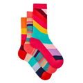 This Women's 6-Pack Swirl Stripe Mixed Socks by Paul Smith features 2 of each design and makes a great gift for her.