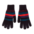Paul Smith's Women's Blue Block Stripe Knitted Wool Gloves are great for Winter and are comfy for wearing everyday.