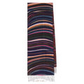 This Paul smith Women's Cashmere Blend 'Midnight Swirl' Check Scarf is great for transitioning and all year round as it is lightweight.
