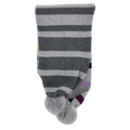 This Paul Smith grey scarf comes with a multi stripe design.