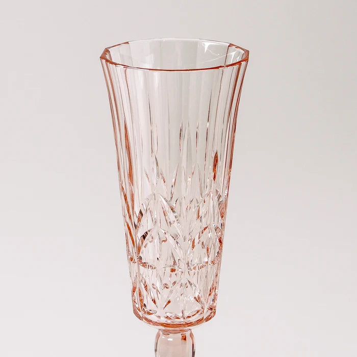 Pavilion Acrylic Champagne Flute Pale Pink