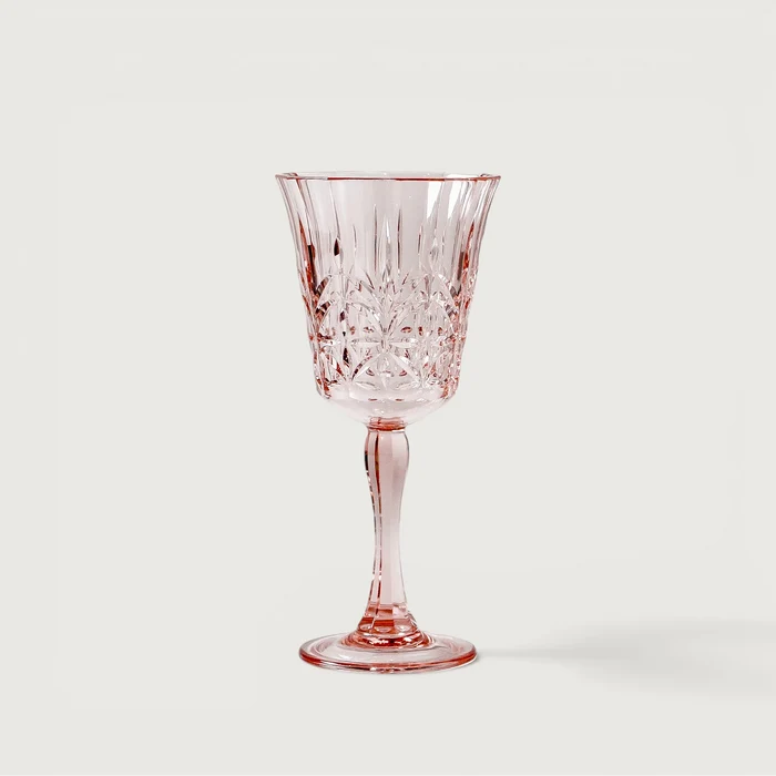 Pavilion Acrylic Wine Glass Pale Pink
