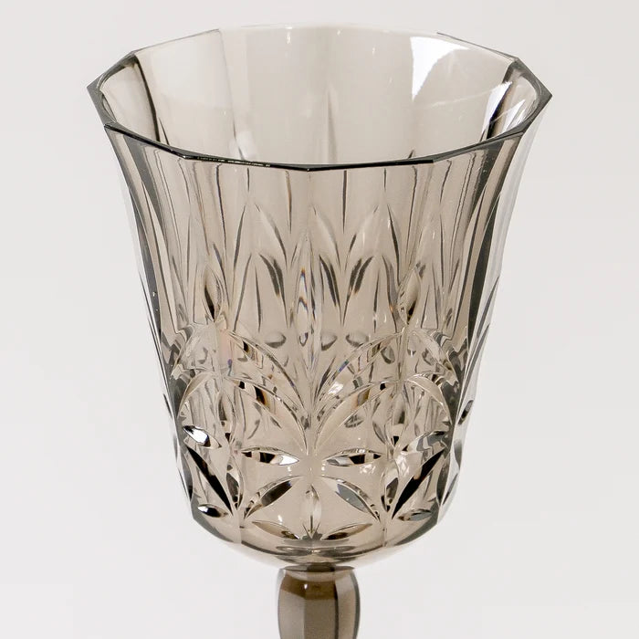 Pavilion Acrylic Wine Glass Smoke