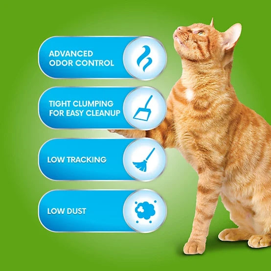 Paws & Claws Clump-N-Scoop Unscented Clumping Clay Cat Litter, 20lb