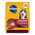 Pedigree Adult Dry Dog Food High Protein Beef & Lamb Flavor, 38 lb