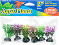 Penn-Plax Tide & Treasure™ Aqua-Plants Betta Plants 6-Piece - 2" Multicolor
