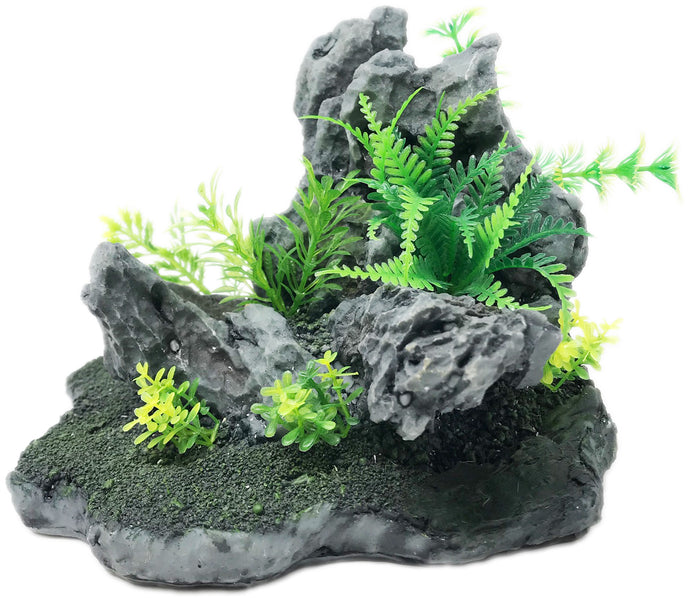 Penn-Plax Tide & Treasure™ Rockscape - Gray - Large