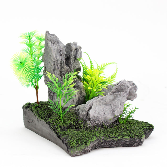 Penn-Plax Tide & Treasure™ Rockscape - Gray - Large