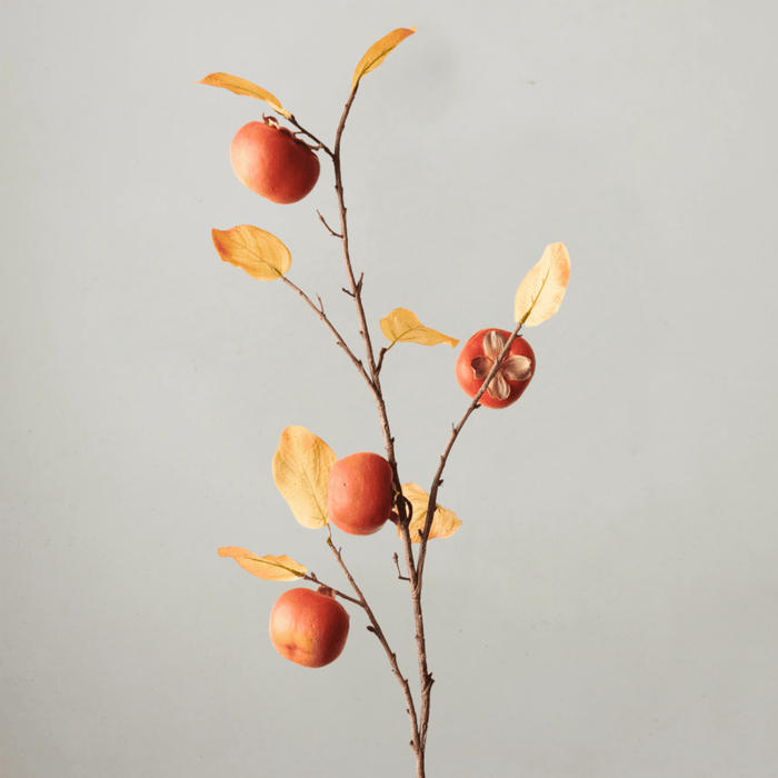 Persimmon Spray - Orange 100cm - Few and Far - Flowers & Foliage