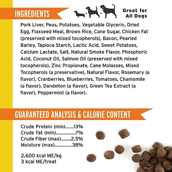 Pet Botanics Training Rewards Bacon Dog Treats, 20 oz.