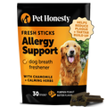 Pet Honesty Allergy Support Fresh Sticks - Pumpkin Peanut Butter (30 ct. Pouch) for Dogs