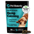 Pet Honesty Hemp Calming Fresh Sticks - Pumpkin Peanut Butter (30 ct. Pouch) for Dogs