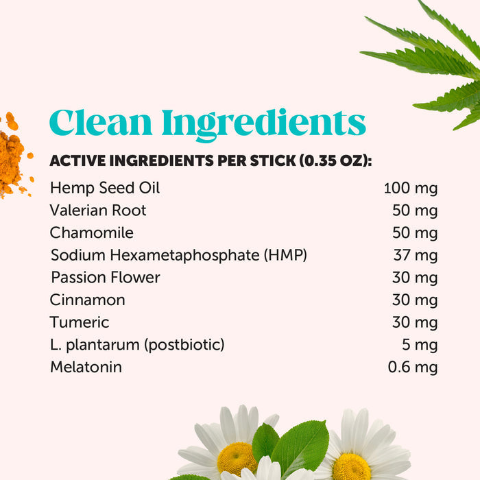 Pet Honesty Hemp Calming Fresh Sticks - Pumpkin Peanut Butter (30 ct. Pouch) for Dogs