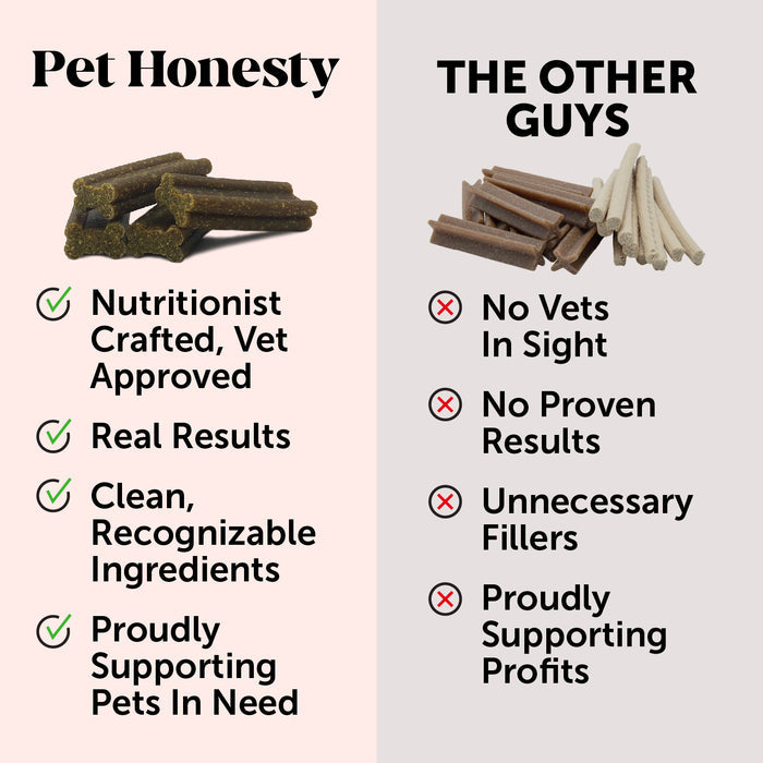 Pet Honesty Hemp Calming Fresh Sticks - Pumpkin Peanut Butter (30 ct. Pouch) for Dogs