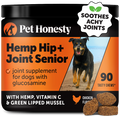 Pet Honesty Hemp Hip+Joint Health Senior - Chicken (90 ct. Jar) for Dogs