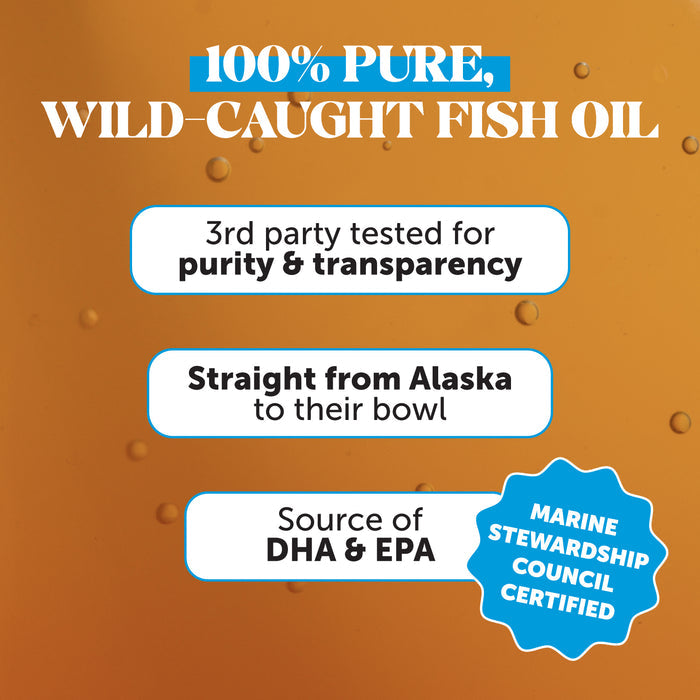 Pet Honesty Omega-3 Fish Oil (Cat/Dog) - (16 fl.oz. Bottle)