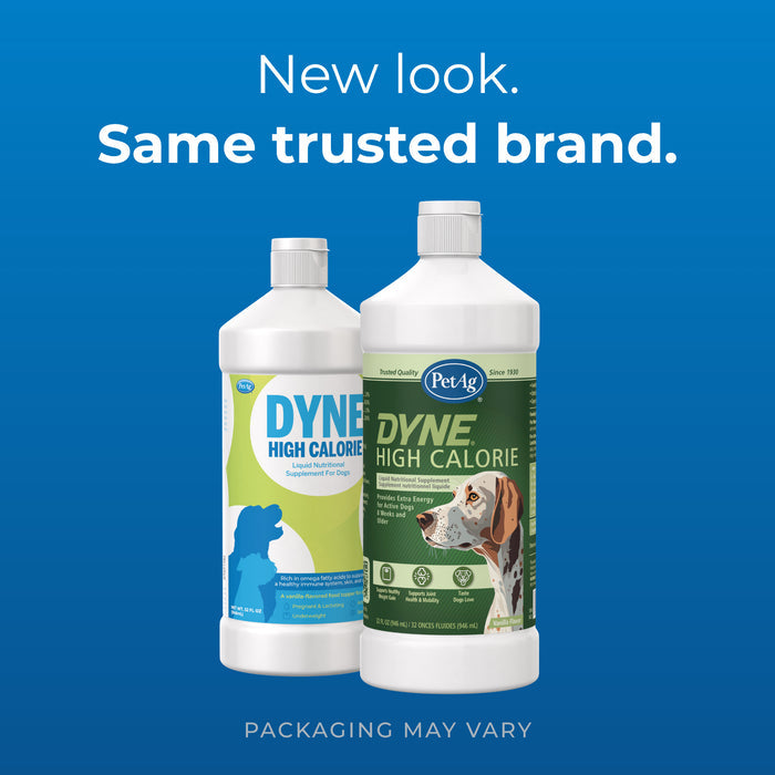 PetAg Dyne High Calorie Liquid Nutritional Supplement for Dogs & Puppies 8 weeks and Older, 32 oz.