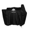 Pit Boss barbecue cover with Pit Boss logo large in middle of cover.