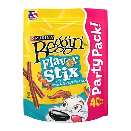 Purina Beggin' Beggin Stix Peanut Butter/Bacon Flavor 40 oz.